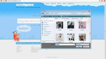 How to upload files at sendspace.com