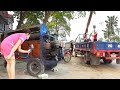 Genius girl 30 day repairing and restoring old rice threshing machines and all kinds of motorcycles