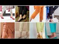 trouser designs  for summers 2025/shalwar designs/poncha designs. @FashionwithNimra-p5c