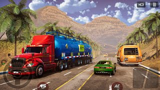 US Cargo Truck Trailer Driving 3D - Transporter Delivery Truck Simulator 2026 - Android GamePlay screenshot 4