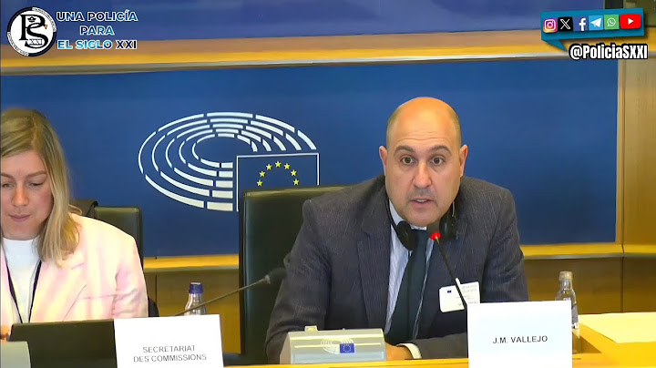 Josema Vallejo en el Parlamento Europeo - Delitos Sexuales