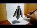 How to Draw Ghost, 3D Drawing Trick Art On Paper