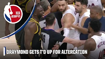 Draymond Green ejected after getting into it with Donovan Mitchell | NBA on ESPN