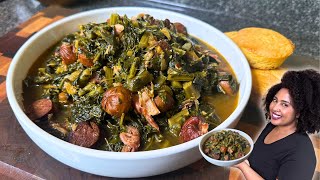 Mama's Secret Gumbo Collard Green Recipe! Don't tell her I told ya'll 🤫 Instant Pot Collard Greens