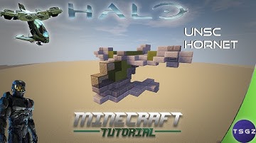 UNSC Hornet | Minecraft Halo tutorial