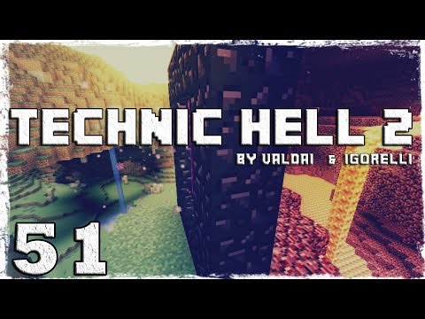Смотреть прохождение игры [Coop] Minecraft Technic Hell 2. #51: Ферма с блэкджеком и...