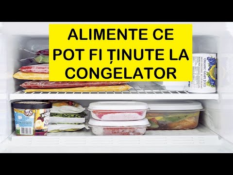 Video: Ce Alimente Pot Fi Congelate și Cât Se Pot Păstra