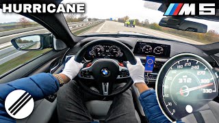 1000HP BMW M5 HURRICANE *PROTOTYPE* TEST DRIVE ON GERMAN AUTOBAHN🏎