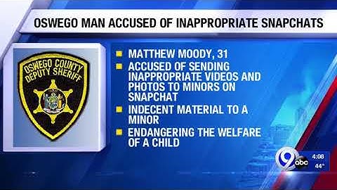 Oswego man accused of sending minors inappropriate material on SnapChat