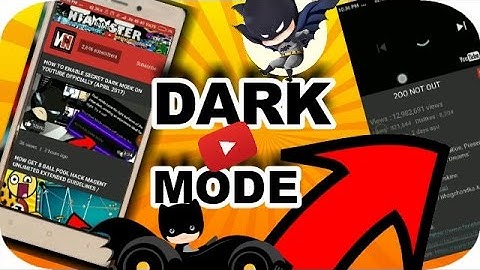 HOW TO ENABLE DARK MODE ON ANY ANDROID YOUTUBE APP -NO ROOT PART 1 (2017)