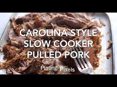 Carolina Style Slow Cooker Pulled Pork