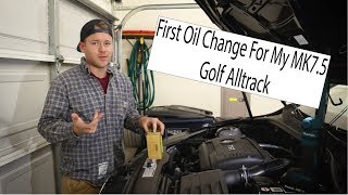 MK7.5 Golf Alltrack 1st Service Oil Change