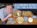 4 x 3 Ingredient Recipes 2 try 1 Time In Your Life | Ep 21