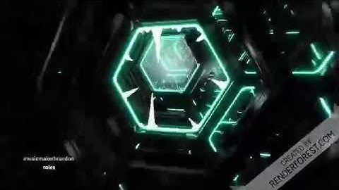 Hexagon Tunnel Music Visualizer