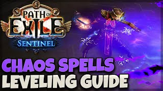 [POE 3.18] Beginner Friendly Leveling Guide With Chaos Spells: ED + Contagion + Blight + Bane