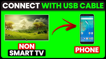 How To Connect Non Smart TV To Phone With USB Cable (Screen Mirror Phone To Non Smart TV With USB)