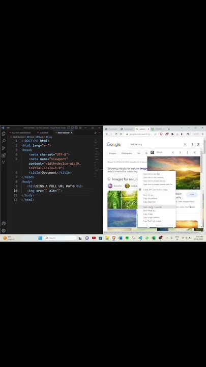 ima tag in html | image url in html #html #imgtag #youtubeshorts #short ...