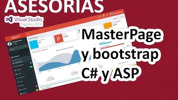 MasterPage de Visual estudio asp.net y c# - Template web adminLTE y bootstrap