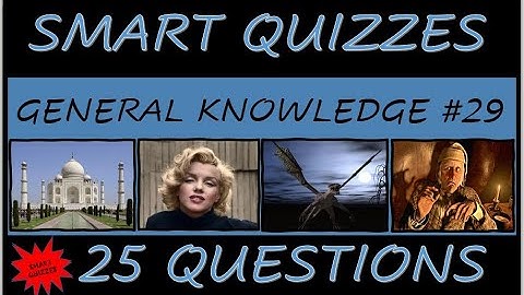General Knowledge #29 -  Smart Trivia Quizgame