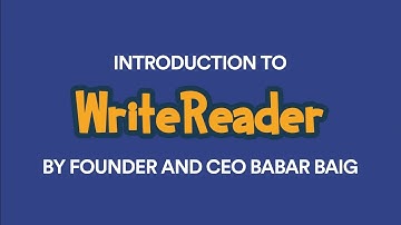 WriteReader Introduction