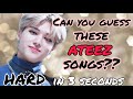 [KPOP GAMES] CAN YOU GUESS THESE ATEEZ SONGS?? // HARD