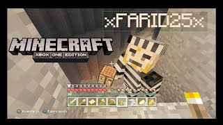 minecraft xbox one jugando con farid buscando minerales 1