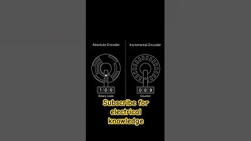 Absolute encoder vs incremental encoder. #electrical #electrican #electricalengineering #electronic