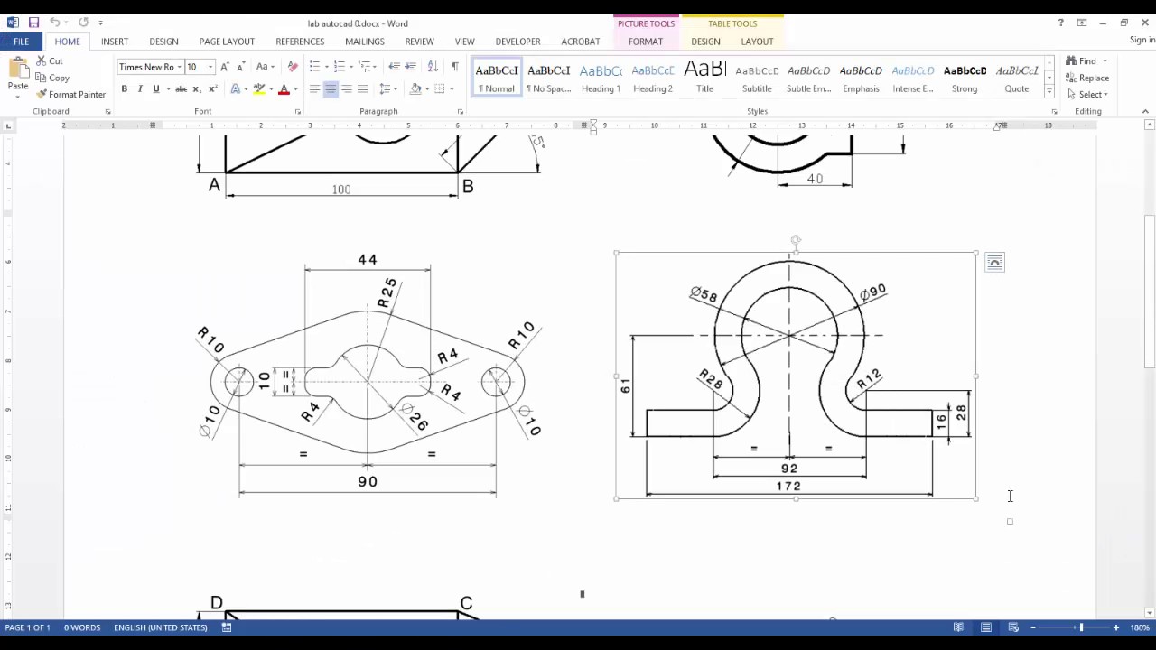 Drawing simple 2D profiles in AutoCAD 2011 part 1 YouTube