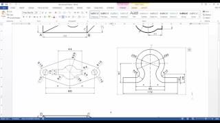 Drawing simple 2D profiles in AutoCAD 2011 part 1