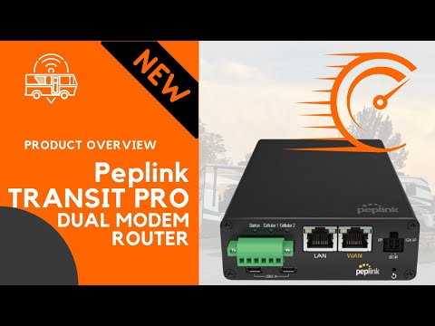 Peplink MAX Transit Pro Overview, Dual (CAT-7/12) Mobile Router