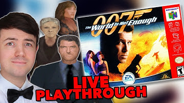 The World Is Not Enough N64 | Live Playthrough Single Player (Part 1)