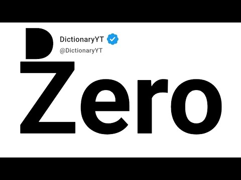 Zero Antonyms | Opposite Words 