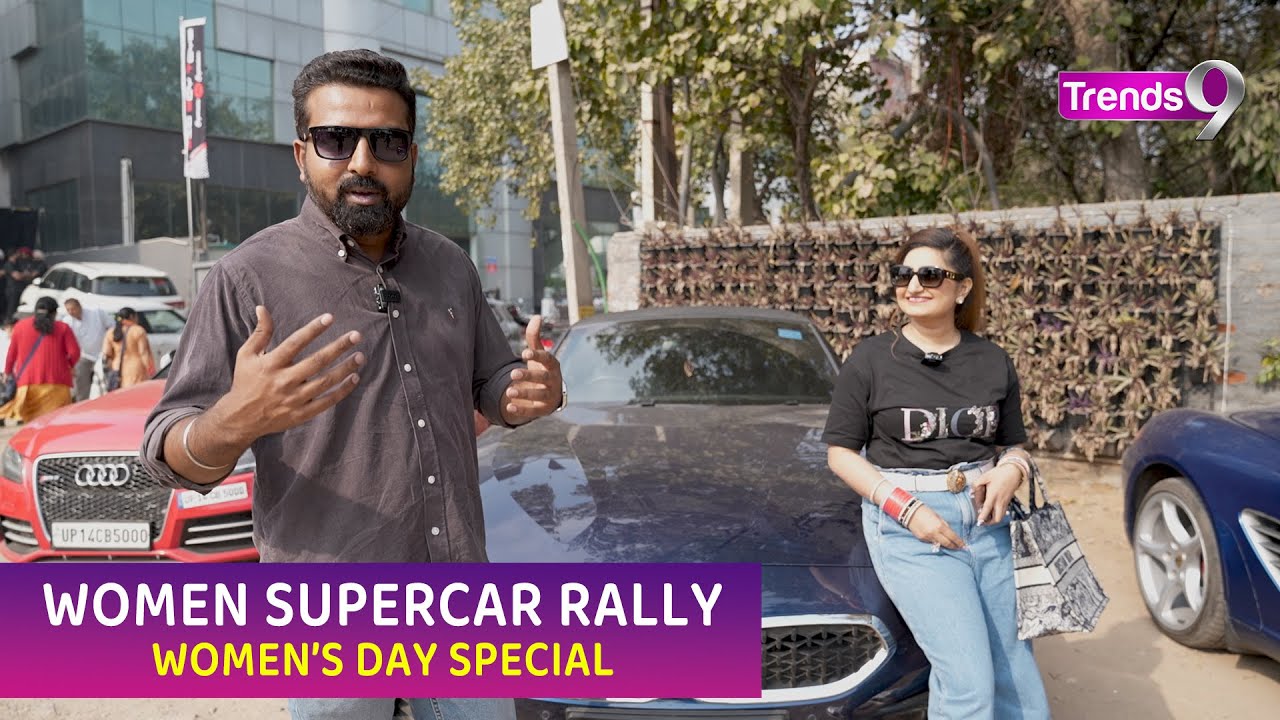 Women Super Car Rally | Queens Drive Club | Women's Day Special - YouTube
