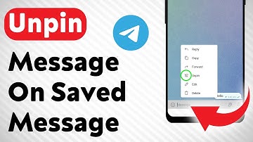 How To Unpin Message On Saved Message On Telegram (Updated)