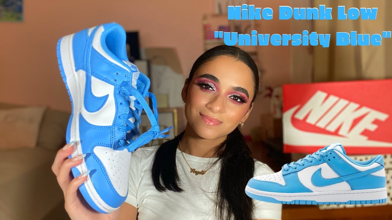 Unboxing the Nike Dunk Low University Blue 2021 | Angele Jelly Altieri