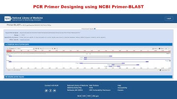 PCR Primer Designing using NCBI Primer-BLAST #bioinformatics #pcr #primer #ncbi #blast #biogem