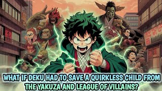 What if Deku Had to Save a Quirkless Child from the Yakuza and League of Villains? |Part 1|