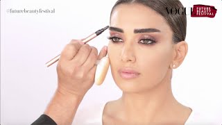 Bassam Fattouh Makeup Tutorial: Look Like an Arab Star | Vogue Future Beauty Festival screenshot 5