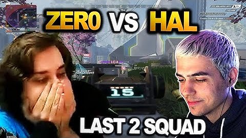 Imperialhal vs Zer0 in algs scrims!! LAST 2 SQUAD ( apex legends )