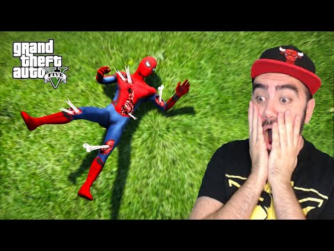 SPIDERMAN'IN BÜTÜN KEMIKLERINI KIRABILDIMI 🦴 - GTA 5 MODS