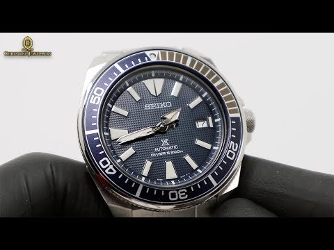 Unboxing Seiko Prospex Samurai warrior blue dial SRPB49K1 - YouTube