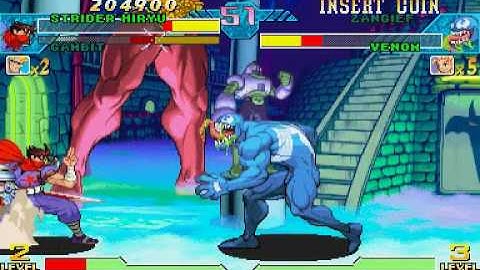 CPS2 Marvel vs Capcom - Strider & Gambit