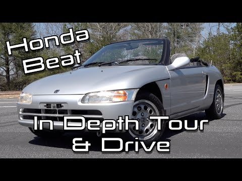 1991 Honda Beat: Start Up, Test Drive & In Depth Tour - YouTube