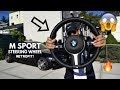 M SPORT STEERING WHEEL RETROFIT! (BMW F30)