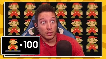 The ULTIMATE 100 MARIO CHALLENGE Is PAINFULLY Brutal!!