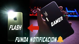 IDEA GAMER - LIFE HACK con FLASH DE MOVIL O CELULAR (funda notificación gamer )