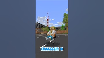 I modded a Rideable Office Chair in Minecraft - thanks Blockbench #short