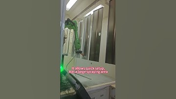 Spray robot #factory #machine #automobile #manufacturing #welding