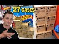 I opened 27 hot wheels cases 3 dump bins