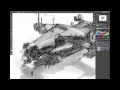 Ryan Dening Dropship Concept Art Tutorial - Part 1: Thumbnails